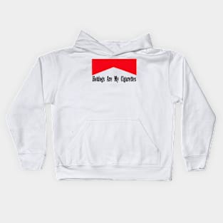 Hotdogs Are My Cigarettes Kids Hoodie